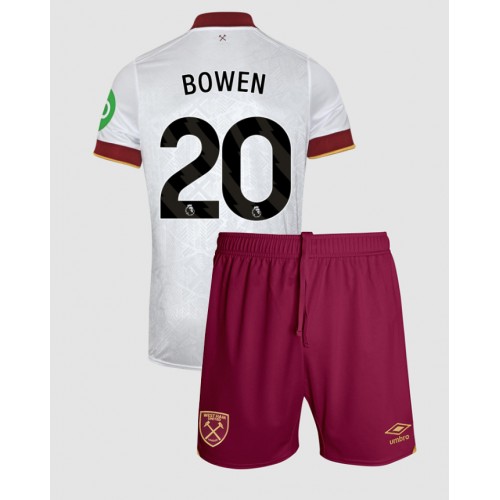 Dětský fotbalový dres West Ham United Jarrod Bowen #20 2024-25 Třetí Krátký Rukáv (+ trenýrky)